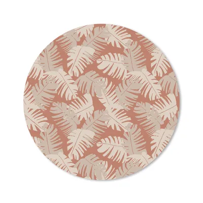 Produktbild von MuchoWow® Mauspad Mousepad Sommer - Blätter - Tropisch 20x20 cm - Mousepads - Maus Mat - Pad - Mausunterlage - Schreibtischmatte