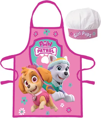 Produktbild von Mädchen-Kochschürze mit Mütze – Paw Patrol/Welpen