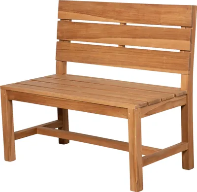 Produktbild von Teakholz Gartenbank Lewes ohne Armlehnen 100 cm