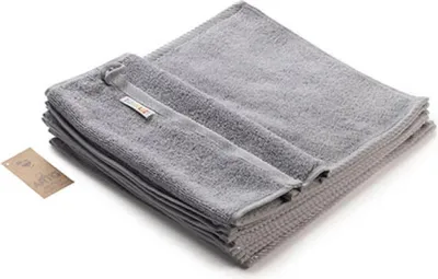 Produktbild von A&R 002.50 | Kleines Gästehandtuch / 30 x 30 cm - Farbe: Light Grey - Größe: 30 x 30 cm