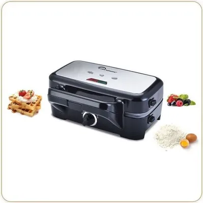 Produktbild von Waffeleisen LITTLE BALANCE Speed'n Mixt, 1200 W, 2 Wechselplatten, 180° Öffnung