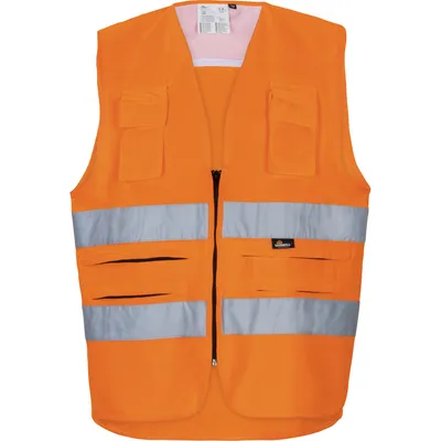 Produktbild von VIZWELL Warnschutz Weste VWE 01S Gr. 3XL orange