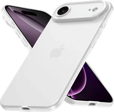 Produktbild von Hülle für iPhone Air Schutz Slim Cover Case Full Bumper Silikon Transparent