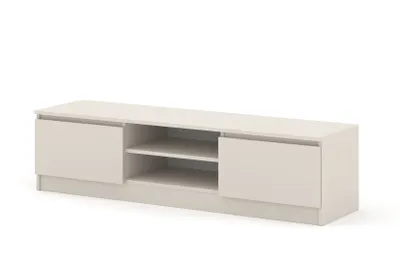 A 3D render of a TV stand on a white background.