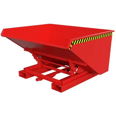 Produktbild von Bauer Kippbehälter 4A 900, lackiert, Feuerrot