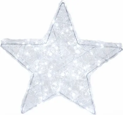 Obrázek produktu pro Svítící vánoční dekorace, hvězda, 50 cm