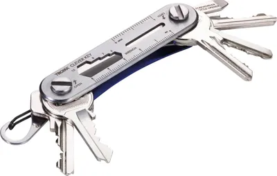 Produktbild von TROIKA KCL81/BL, Aluminium, Edelstahl, Grau, 95 mm, 22 mm, 14 mm, 55 g