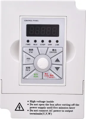 Obrázek produktu pro 220 V, 1,5 kW frekvenční měnič, jednofázový vstup, třífázový výstup