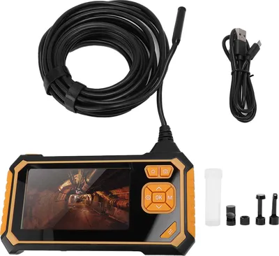 Produktbild von Endoskopkamera, 4,3-Zoll-Farb-LCD-Display, 2 MP, 1080P, industrielles 8-mm-Einzelobjektiv für Kfz-Reparaturen, Hausinspektionen, 10 m