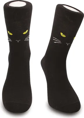 Produktbild von Schwarze Katze Socken in 36-40 im Paar