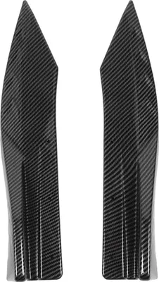 Produktbild von Heckstoßstangenlippen-Splitter-Diffusor, sportlicher Look, verbesserte Sicherheit, Seitenschweller-Spoilerschutz, Ersatz für Benz W117, Kohlefaser-Stil
