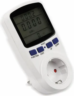 Produktbild von DAYHOME Energiekosten-Messgerät PM3 | Überwachungsgerät für Stromverbrauch | Beleuchtetes Display | Anzeige von Spannung, Stromstärke, Leistung, Frequenz, Leistungsfaktor, Überlast