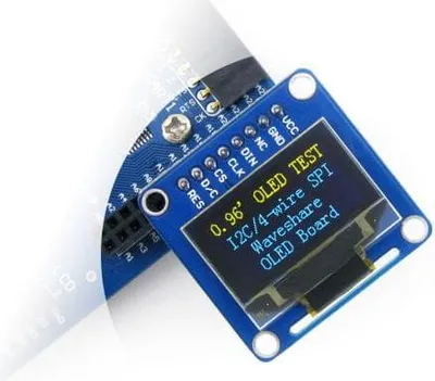 Produktbild von 0,96" OLED-Display SPI/I2C