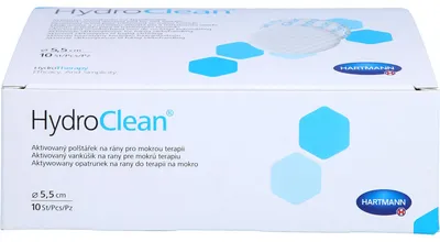 Produktbild von HYDROCLEAN Kompressen 5,5 cm rund steril