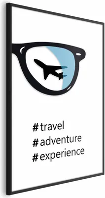 Produktbild von Posterpapier Poster - New Experiences 29.7x42 cm Text m-A-0828-ao-a