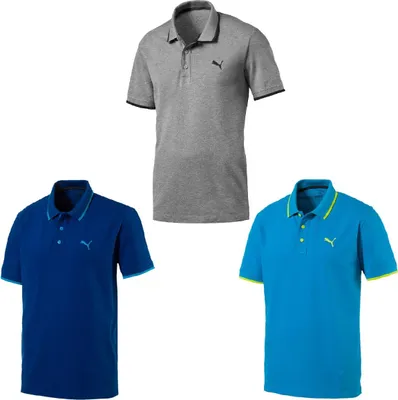 Produktbild von Herren Polo Shirt von Puma , Größe:S, Farbe:Blau