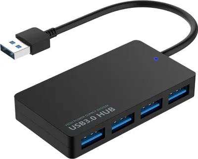 Produktbild von MMOBIEL 4-Port USB 3.0 Data Hub für Macbook Mac iMac Surface Pro XPS Notebook PC USB HDD