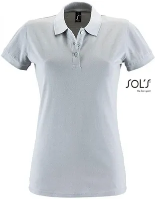 Produktbild von SOLs 11347 | Damen Polo Shirt Perfect - Farbe: Pure Grey - Größe: XXL
