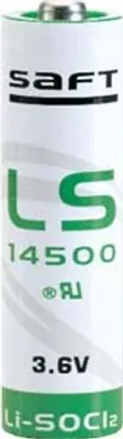 Produktbild von Saft LS 14500 AA Lithium-Batterie 3,6V 2600mAh