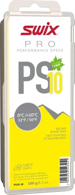 Produktbild von SWIX PS10 Yellow, 0°C/+10°C, 180g Skiwachs gelb