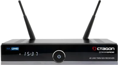Produktbild von Octagon SF8008 V3 Supreme UHD 4K Twin Sat-Receiver 1TB SSD (2x DVB-S2X MS, Linux E2, M.2, WiFi)