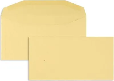 Produktbild von Kuvertierhüllen 121x235mm 80g/qm gummiert VE=1000 Stück braun