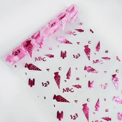 Produktbild von Tischläufer Einschulung Schulanfang 500x28 cm Rosa Polyester