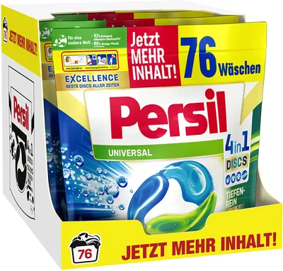 Produktbild von Persil Universal 4in1 4x76 Wäschen Vollwaschmittel Fleckenentfernung biologisch
