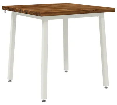 Obrázok produktu pre Štvorcový jedálenský stôl, rozmer 60 x 55 x 75 cm, vyrobený z masívneho akáciového dreva