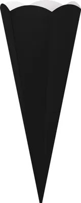 Produktbild von Schultüten-Zuschnitt, 69 cm Schwarz