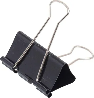 Produktbild von MAUL Foldback-Klemmer Federstahl Metall 12 Stück 50 mm schwarz