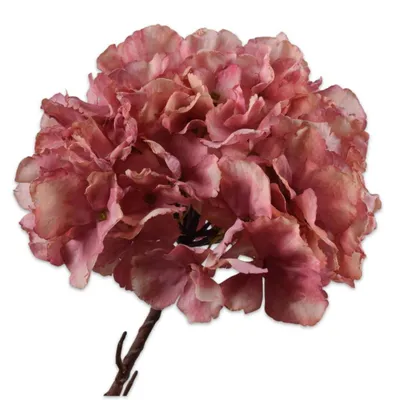 Produktbild von Silk-ka Kunstblume – Seidenblumen-Hortensienstiel, rosa, 64 cm