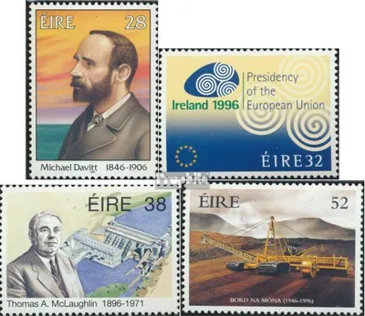 Produktbild von Briefmarken Irland 1996 Mi 951-954 (kompl.Ausg.) postfrisch Michael Davitt