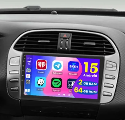 Zdjęcie produktu dla Radio samochodowe Android z pamięcią 2+64G, przeznaczone do samochodów z roczników 2007-2013, wyposażone w funkcję Carplay (bezprzewodowe połączenie), 9-calowy ekran dotykowy i system GPS