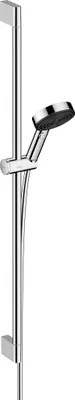Immagine prodotto di Set doccia hansgrohe Pulsify 105 3jet Relaxation EcoSmart con asta doccia 900 mm cromata, 1 pz.