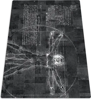 Produktbild von Stuhlunterlage - Bürostuhlunterlage - Stuhlmatte - Bodenmatte - 120x90 cm - Vitruvianer
