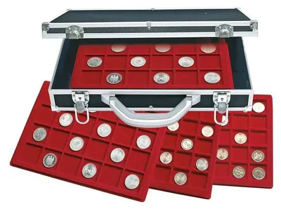 Produktbild von Münzen Sammelkoffer Black