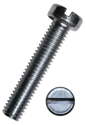Produktbild von Dresselhaus WGR 0400, Schraube, Galvanisiertes Stahl, M4, Vollgewinde, Flachkopf, Stahl