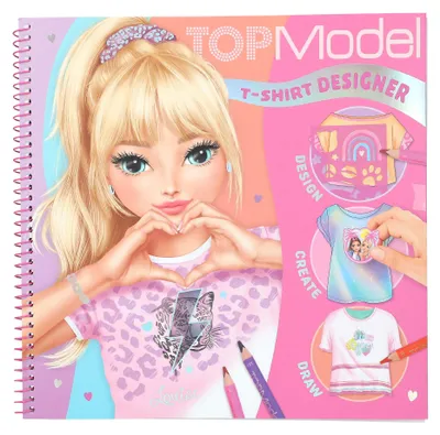 Produktbild von Depesche Malbuch TOPModel T-shirt Designer kreatives Zeichnen