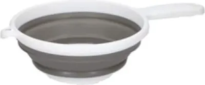 Produktbild von Silikon Sieb Faltbarer Seiher Super Küchensieb neu mit Griff D 22, 5 x 36 cm