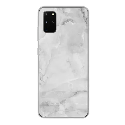Produktbild von MuchoWow® Handyhülle Schutzhülle Hülle für Samsung Galaxy S20 Plus Marmor - Stein - Weiß - Grau - Marmoroptik Silikon Softcase Handy Hülle - Hartschale