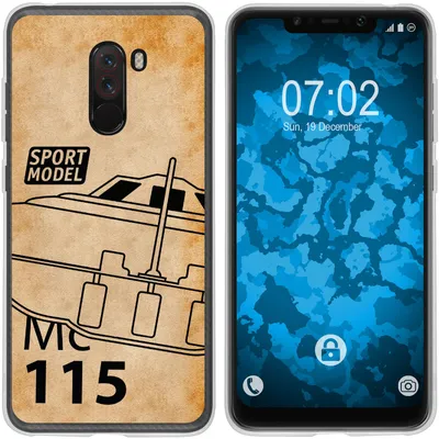 Produktbild von PhoneNatic Case kompatibel mit Xiaomi Pocophone F1 Silikon-Hülle Space U.F.O. M1