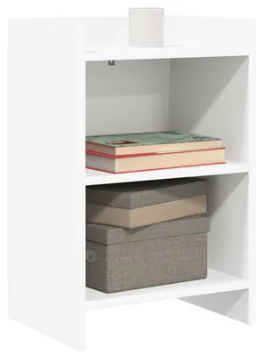 Immagine prodotto di vidaXL Comodini bianchi 40 x 30 x 60 cm in materiale derivato dal legno