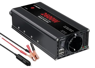 Productafbeelding van Omvormer, 12V ingang, 220V uitgang, 12V, 2600W, 50Hz, EU-model