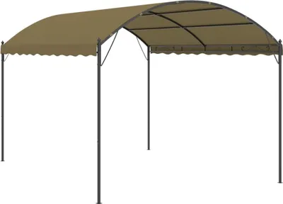 Image de Pavillon 4x3x2,6 m Taupe 180 g/m