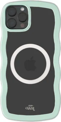 Produktbild von Wavy Hülle MagSafe Mint  - Kompatibel mit iPhone 12 Pro Max