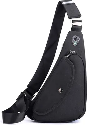 Produktbild von Famanu Sling Bag Sporttas mit mehreren Fächern - Schwarz