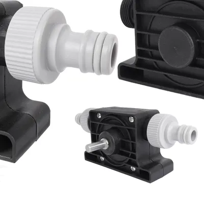Produktbild von BAUSTER® Bohrmaschinenpumpe , Gewinnung von Treibstoff und Wasser - selbstansaugende Wasserpumpe, Bohrmaschinen-Wasserpumpe, Pumpe für Bohrmaschine
