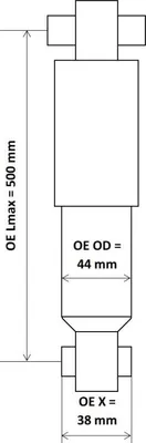 Obrázok produktu pre Tlmič pérovania KYB 3440196
