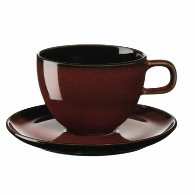 Image de ASA Selection Kaffeetasse mit Unterer, rusty red Porzellan 25513250/Abverkauf nur solange Vorrat reicht